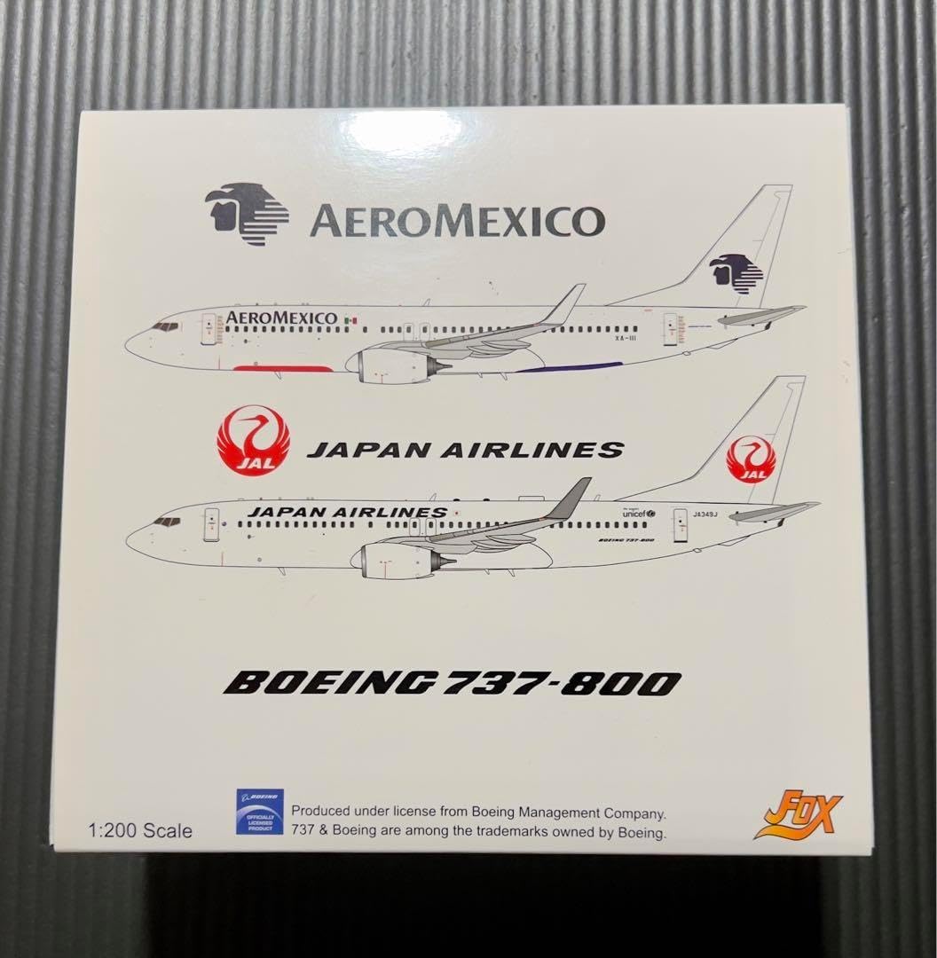 【新品】JFox 1/200 日航JAL B737-800 JA349J 1/200 B737-800 JAL 新鶴丸塗装 JA349J [JF-737-8-029] J